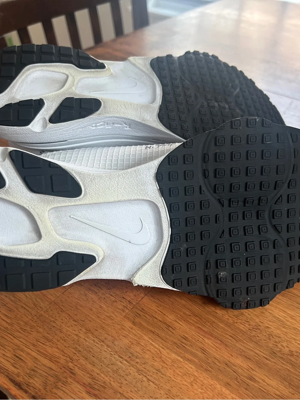 Nike Men’s Zoom Air Prototype - White Sneakers with Black Swoosh Detail
